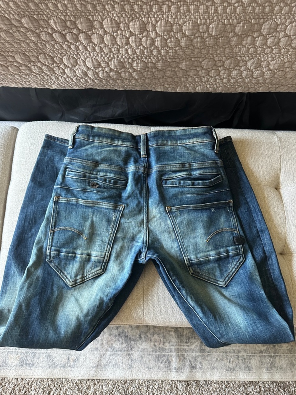G-Star Men's Faded Blue Skinny Jeans